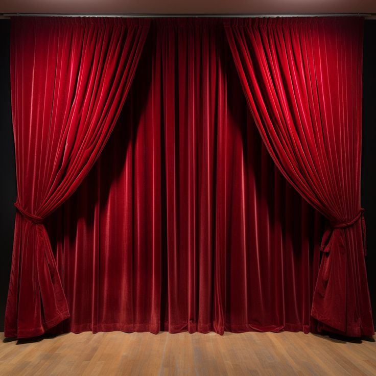 Theater drapes and stage curtains